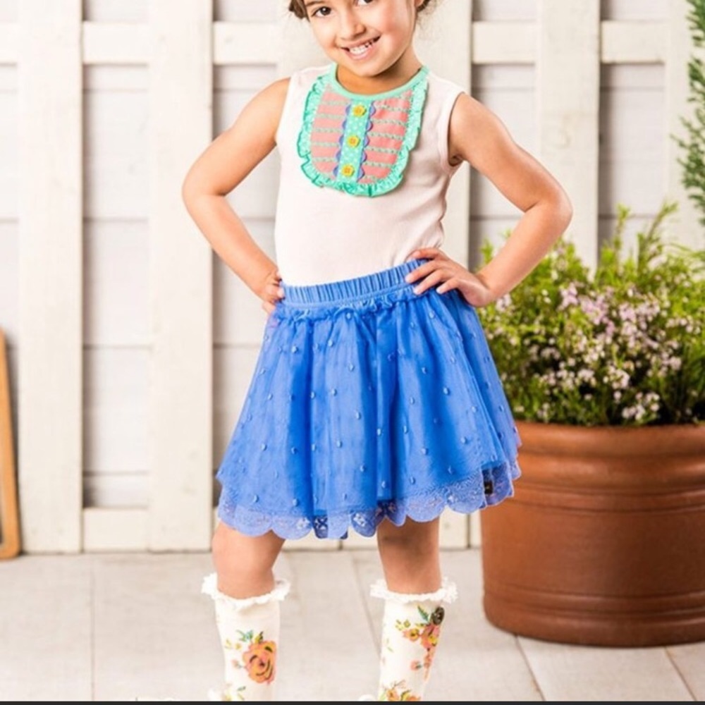 Matilda Jane blue tulle Mother May I skirt 12